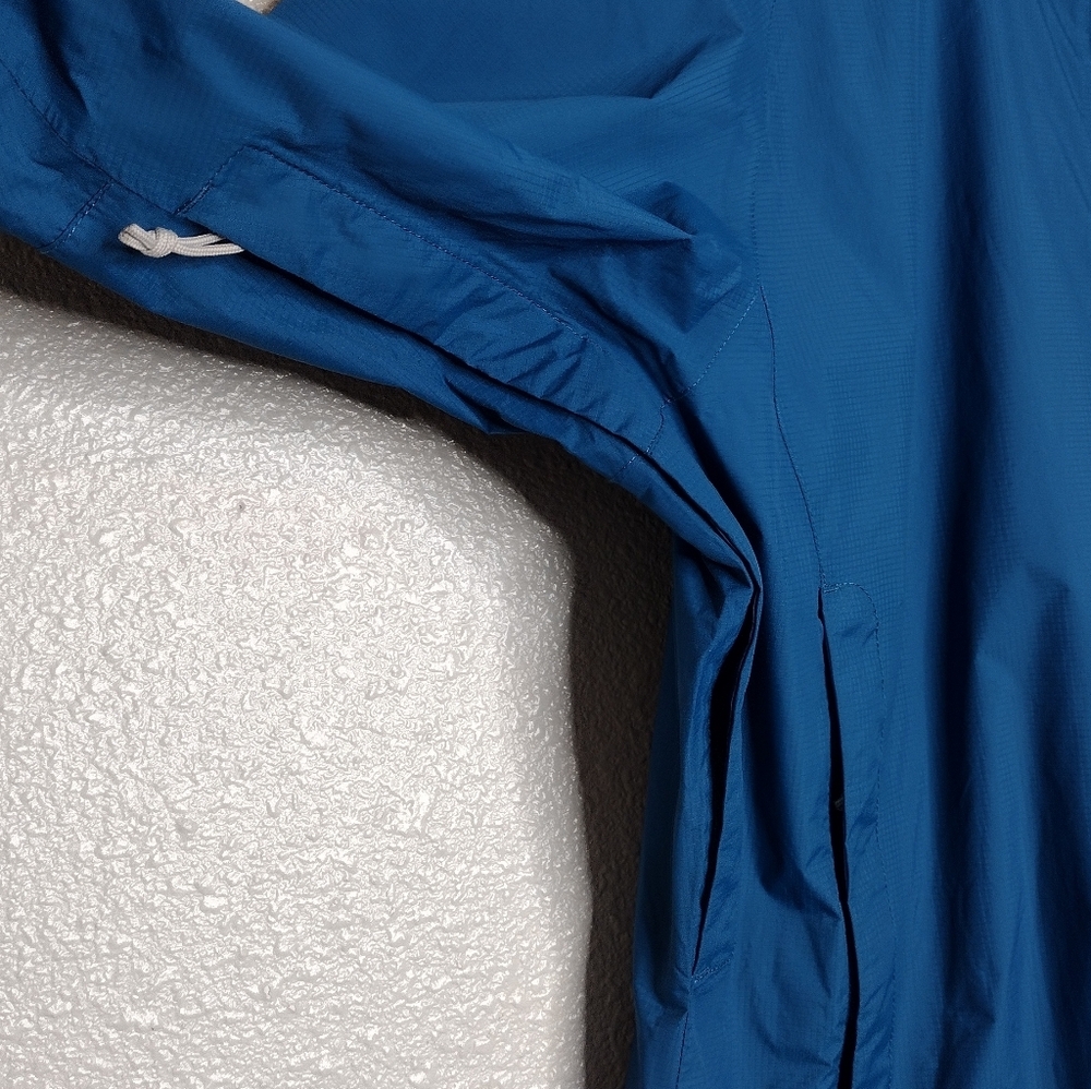The North Face HyVent DT Nylon Blue Full-Zip Rain Windbreaker Jacket Sz L - Picture 7 of 16